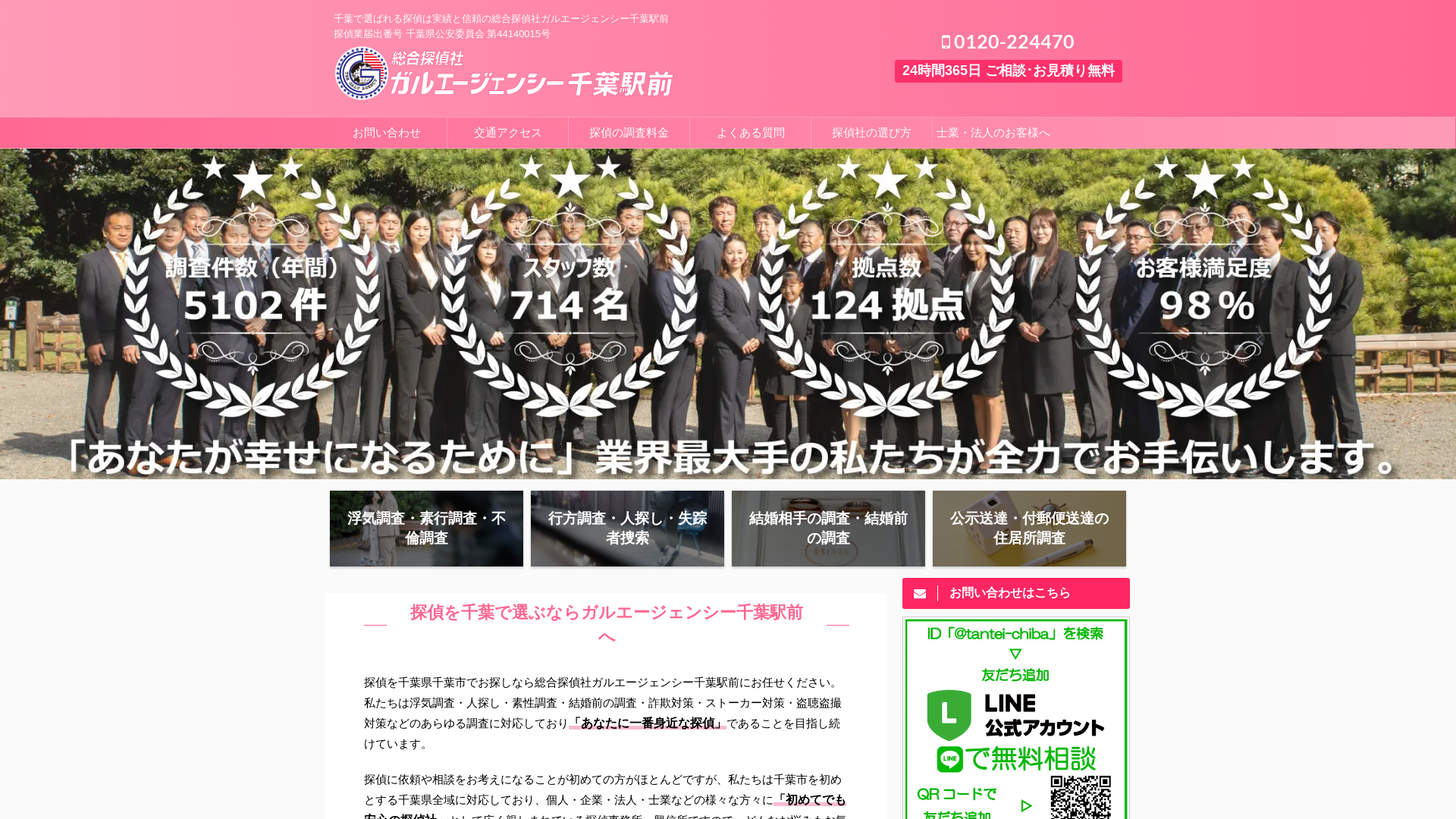 総合探偵社ガルエージェンシー千葉駅前の施工事例画像